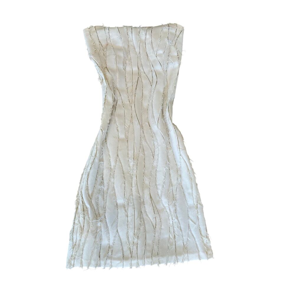 y2k Poleci strapless dress 100% cotton sz 0
